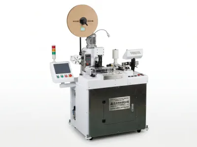 Máquina Automática de Corte, Descascamento, Crimpagem e Estanhamento de Fios WPM-109 - Máquina Automática de Crimpar Terminais
