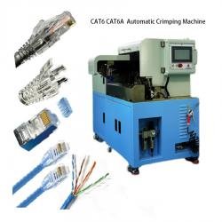 Máquina Automática de Crimpar Conector Crystal Head WPM-CAT6A - Máquina de Crimpar Semiautomática