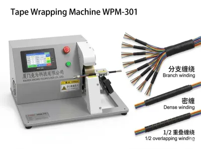 Máquina Automática de Envolvimento com Fita para Bobinas WPM-301 - Máquina de Enrolamento de Fita