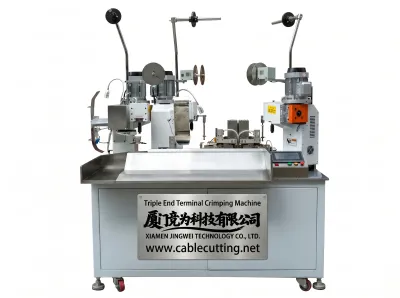 Máquina Automática de Crimpar Terminais Triplos WPM-189 - Máquina Automática de Crimpar Terminais