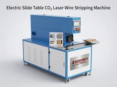 Máquina de Descapagem a Laser CO₂ com Mesa Elétrica CLS60-D Thumb