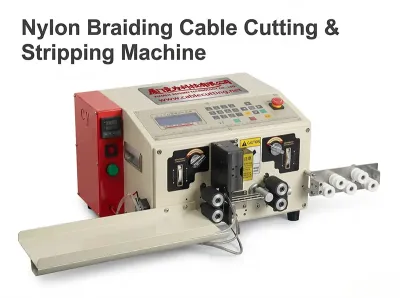 Máquina de Corte e Descascamento de Cabo Trançado de Nylon WPM-0-4