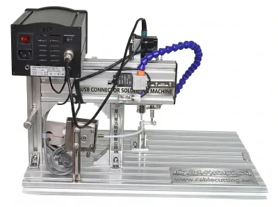 Máquina de Solda Semiautomática para Conectores USB 205H - Máquina de Soldar Automática