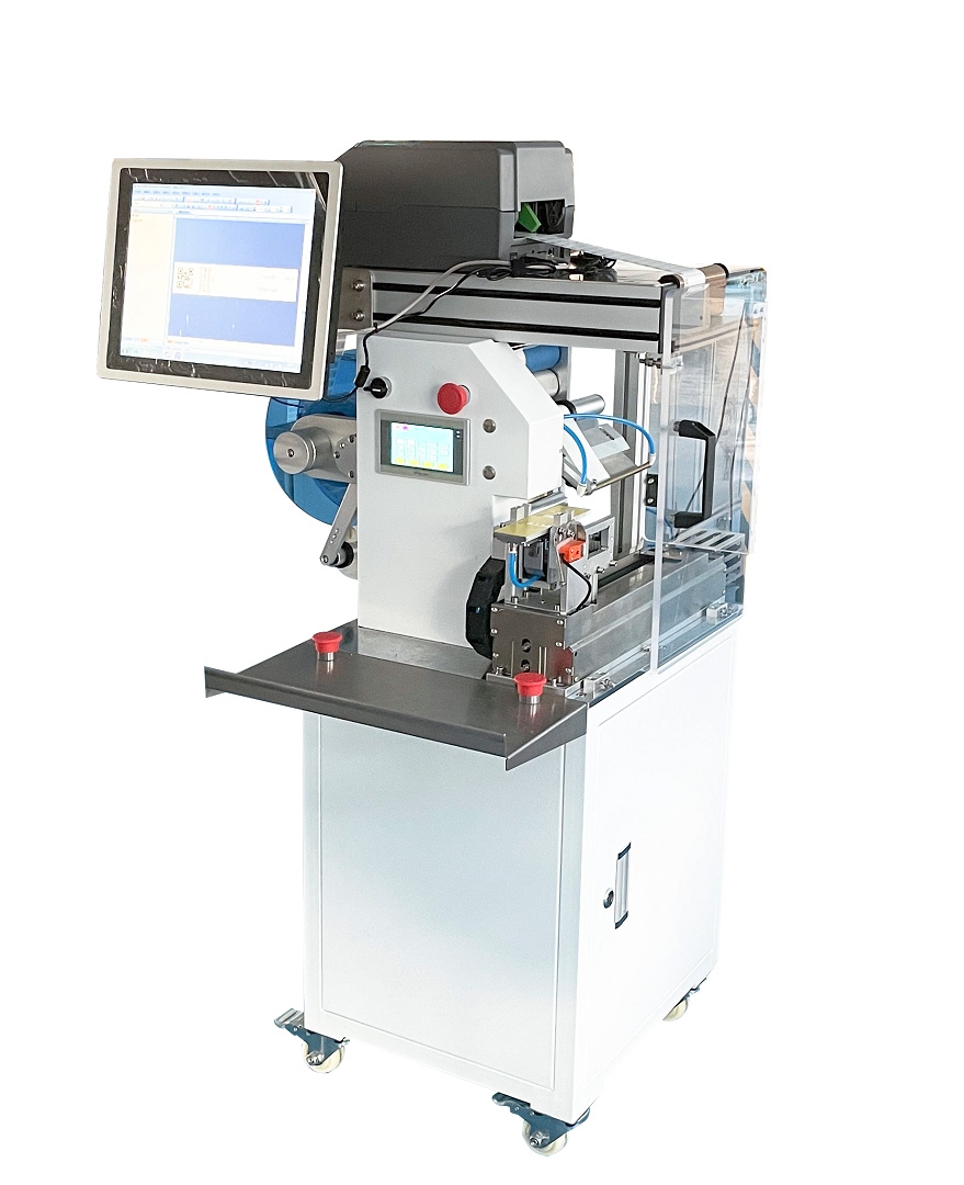 Máquina Semi-Automática de Dobragem e Etiquetagem de Fios JW-T107