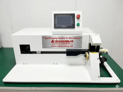 Máquina Automática de Envolvimento com Fita para Cabos WPM-302 - Máquina de Enrolamento de Fita