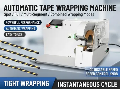 Máquina de Embalagem de Fita com Tela de Toque WPM-303 - Máquina de Enrolamento de Fita