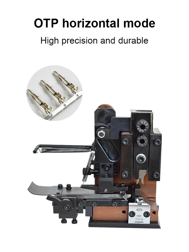OTP terminal crimping molds, OTP horizontal mode, wire crimping machine applicator, die for terminal machine Moldes de crimpagem de terminal OTP, modo horizontal OTP, aplicador de máquina de crimpagem de fio, matriz para máquina terminal