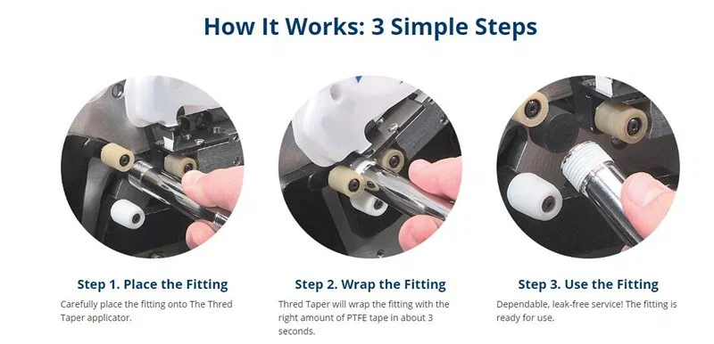 máquina de embalagem de fita de teflon de roscas de tubulação