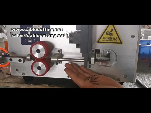 Máquina de Decapar e Cortar Fios Automática: Corte, Decapagem e Dobragem com Precisão | Controle de Comprimento e Quantidade