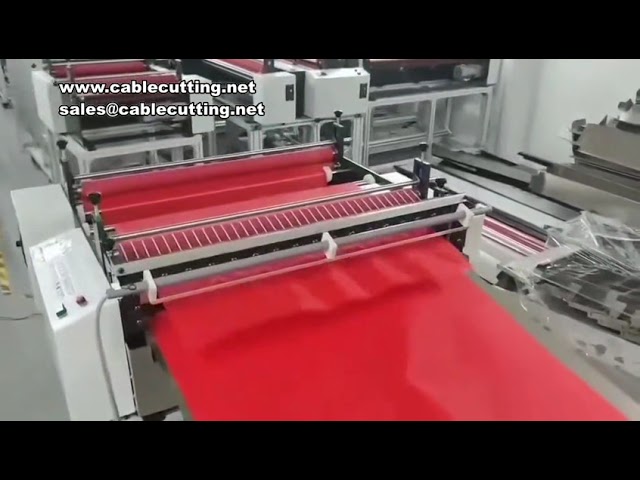 Máquina de Corte Automática para Tecido Não Tecido, Filme PE, Filme Bolha e Couro | Alta Precisão