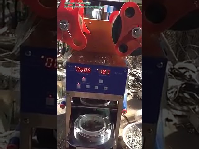 Máquina Seladora Elétrica F08 para Copos e Garrafas | Ideal para Milk Tea e Cafeterias
