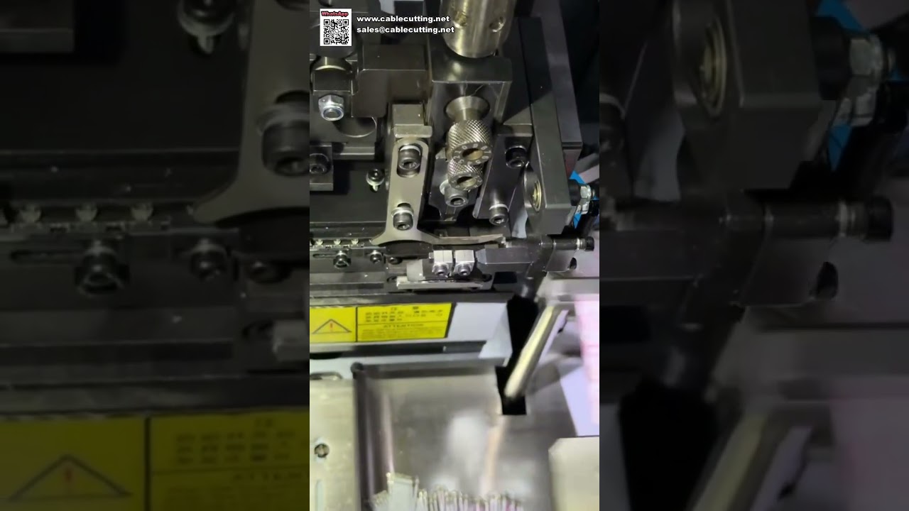 Máquina de Crimpagem de Cabos Ribbon Automática de Alta Eficiência para Chicotes Elétricos