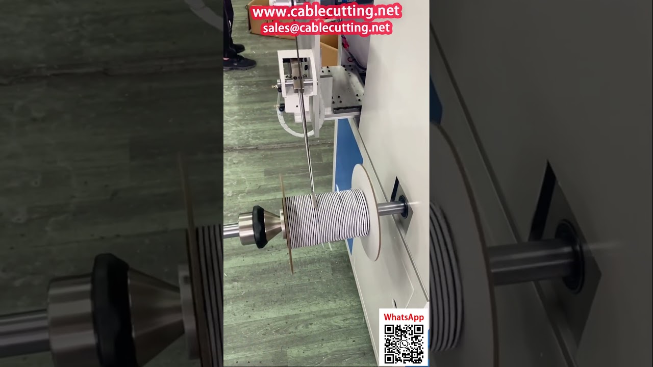 Máquina de Enrolar Fita 3M e Cabos com Contador de Metragem Preciso