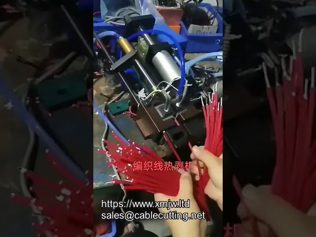 Máquina de Decapagem a Quente Pneumática WPM 310a para Cabos e Fios Trançados