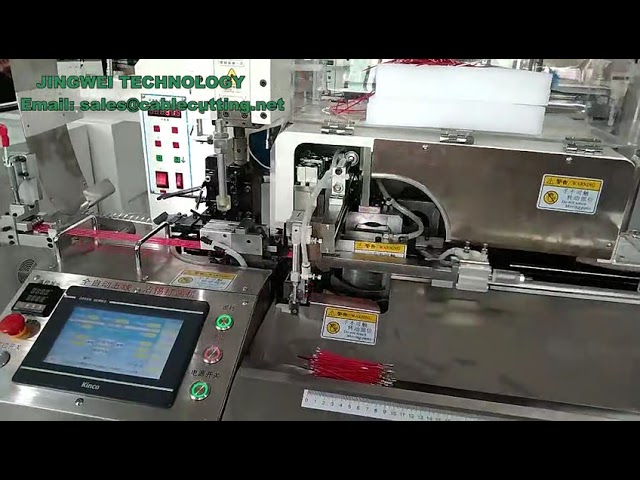 Máquina Automática DZ05: Descascamento, Crimpagem e Banho Antioxidante para 5 Cabos AWG#32-16 (110V/220V)