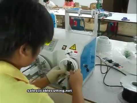 Máquina de Amarrar Cabos mais Vendida na China para Cabos de Alimentação, HDMI e Nylon