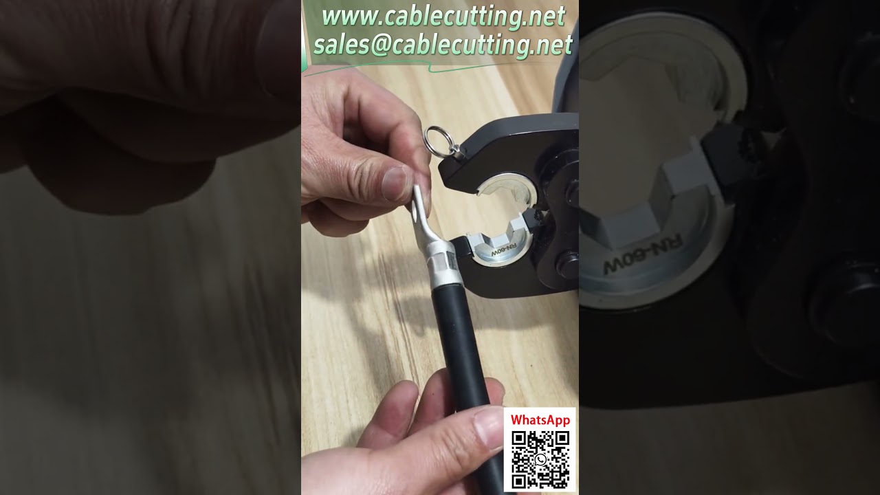 氣動端子壓接機  壓接多規格銅鼻子應用