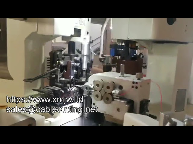 Máquina de Crimpagem Automática para Montagem de Chicotes Elétricos – Alta Eficiência