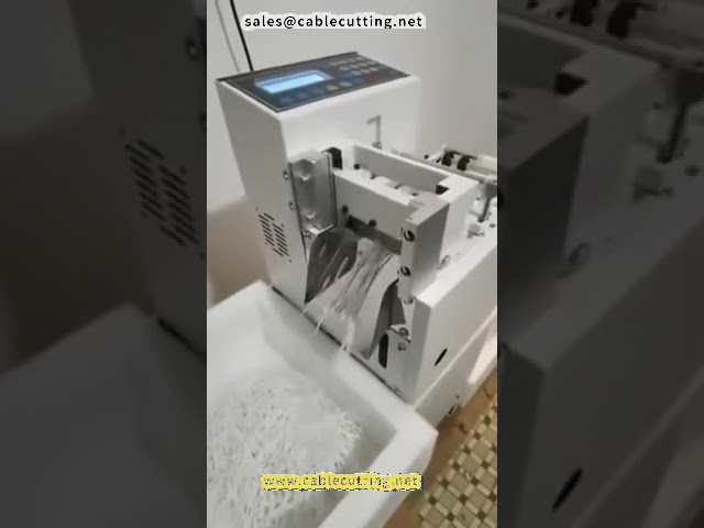 Máquina de Corte Automática para Tubos Termocontráteis | Corte de Precisão para Fios e Cabos