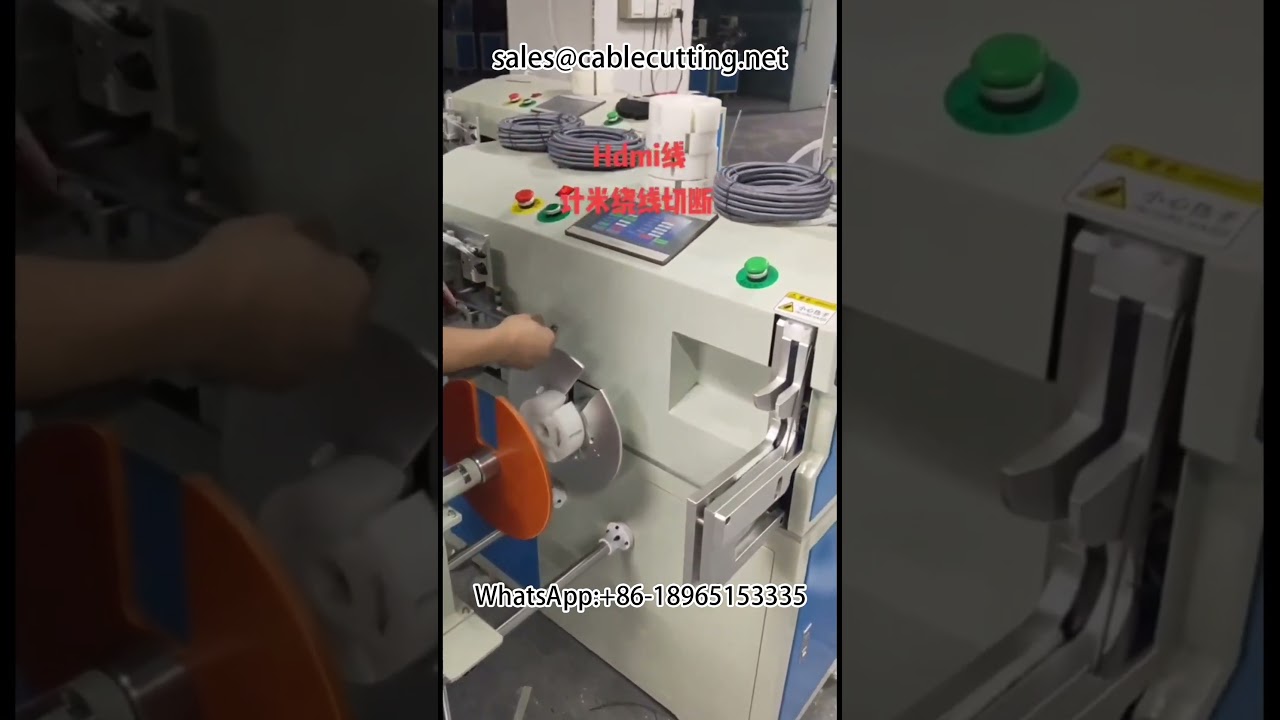 Máquina de Enrolar e Amarrar Fios e Cabos | Automação Industrial de Alta Velocidade