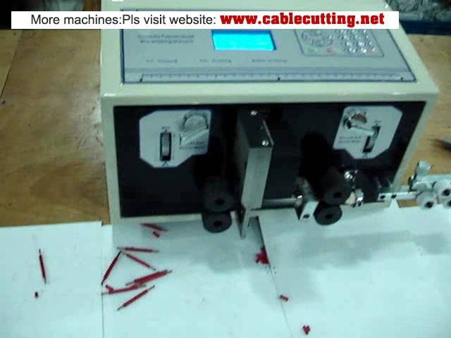 Máquina de Decapar e Cortar Fios WPM-09JE: Precisão para Fio BV