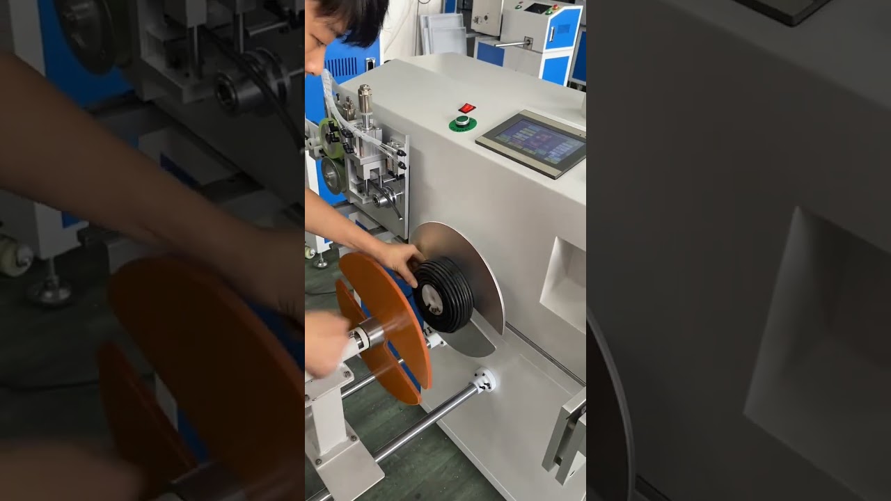 Máquina Automática de Medição, Contagem, Traversão, Corte, Bobinamento e Amarração de Fios de 1mm a 16mm de Diâmetro