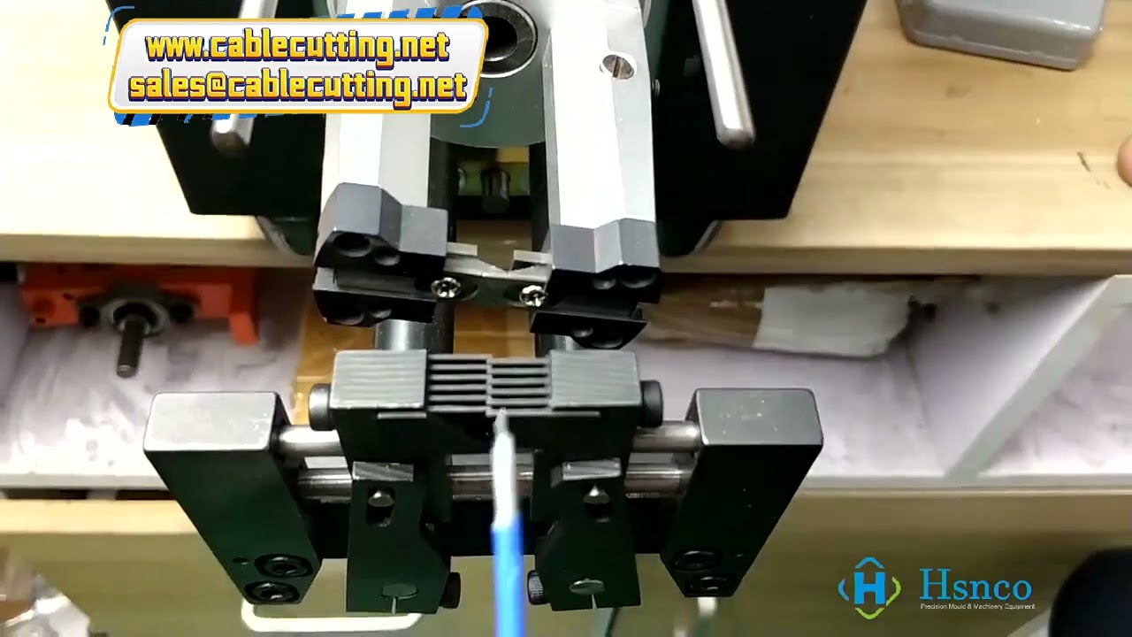 Máquina de Descascar Cabo Coaxial | Cortador e Pelador de Cabos Multicamadas para Uso Industrial