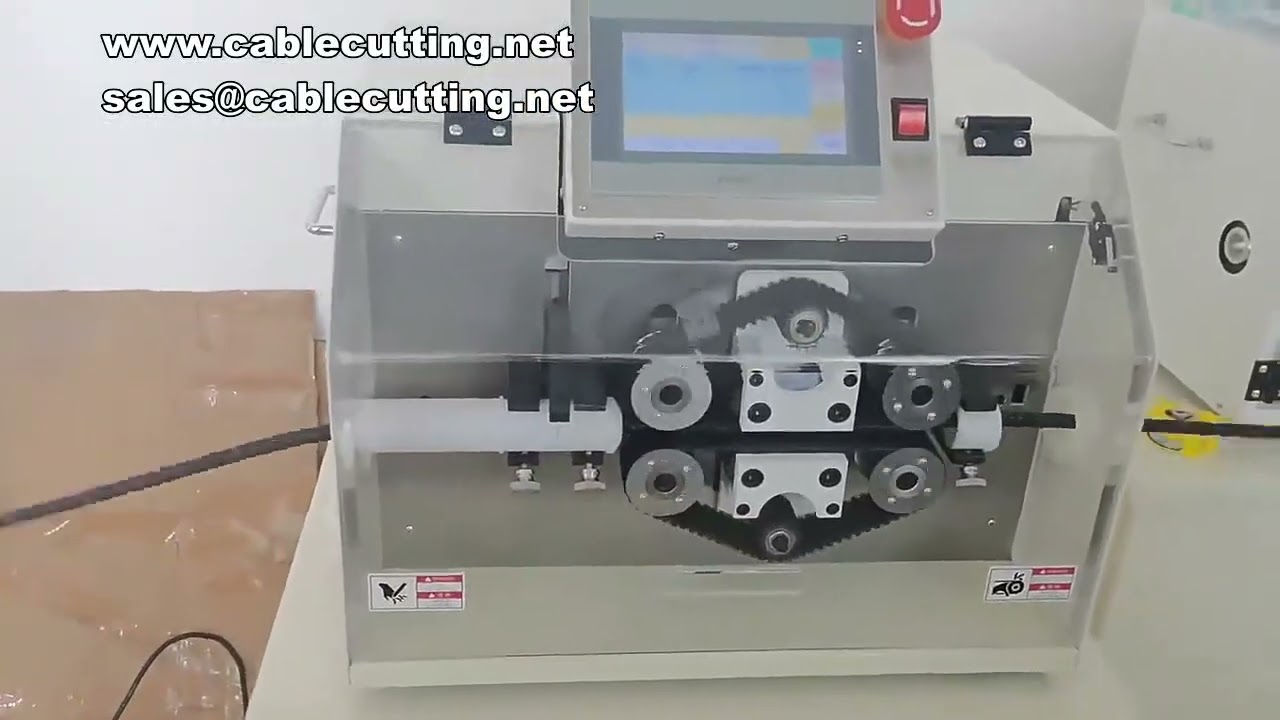 Máquina de Corte Automática para Tubos Corrugados, Cera Amarela e Bainhas Termorretráteis