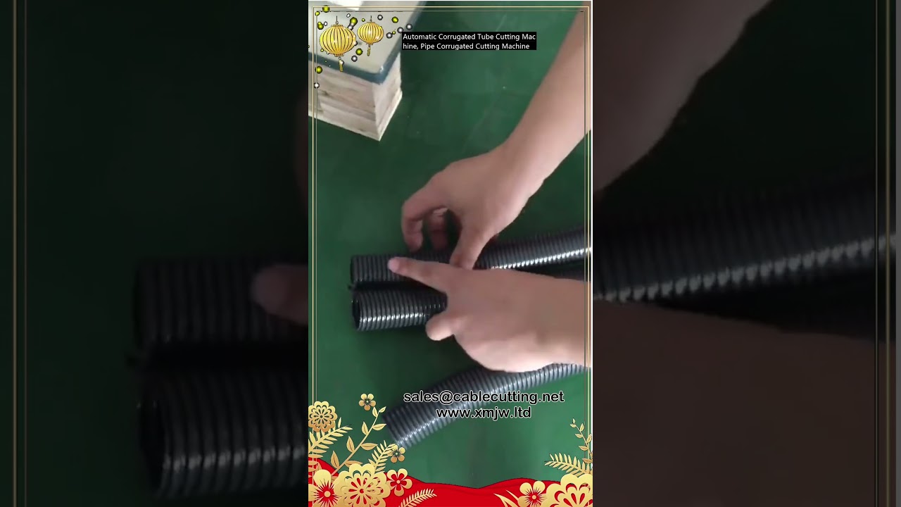 Máquina Automática de Corte de Tubos Corrugados | Cortador de Tubos Corrugados