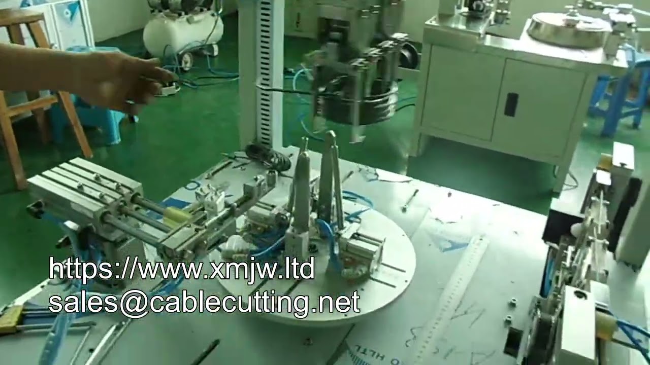 Máquina Automática de Enrolamento de Fios e Amarração de Cabos - Eficiência Industrial