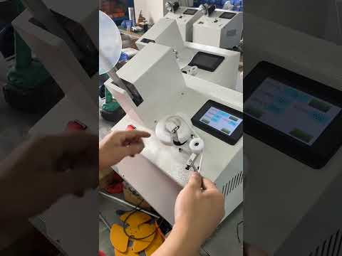 Máquina de Enrolar Cabos de Dados - Equipamento Industrial para Fábrica #fábrica #máquina