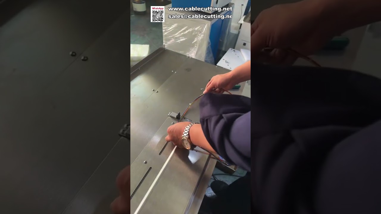 Máquina Automática para Amarração de Cabos de Nylon com Cabeçote Aeronáutico