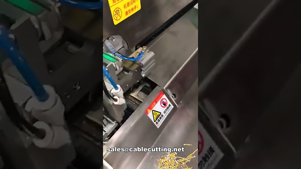 Máquina Automática de Corte, Descascamento, Crimpagem e Estanhamento para 5 Fios (Ponta Única)