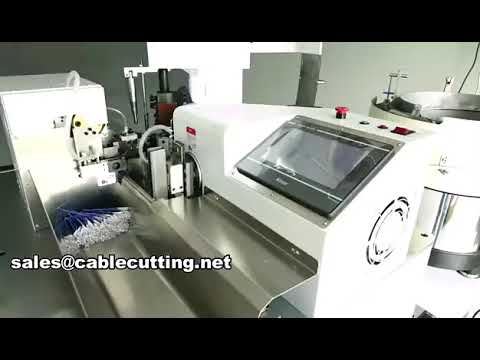 Máquina Automática de Inserção de Mangas, Torção e Estanhamento de Cabos WPM-018HS