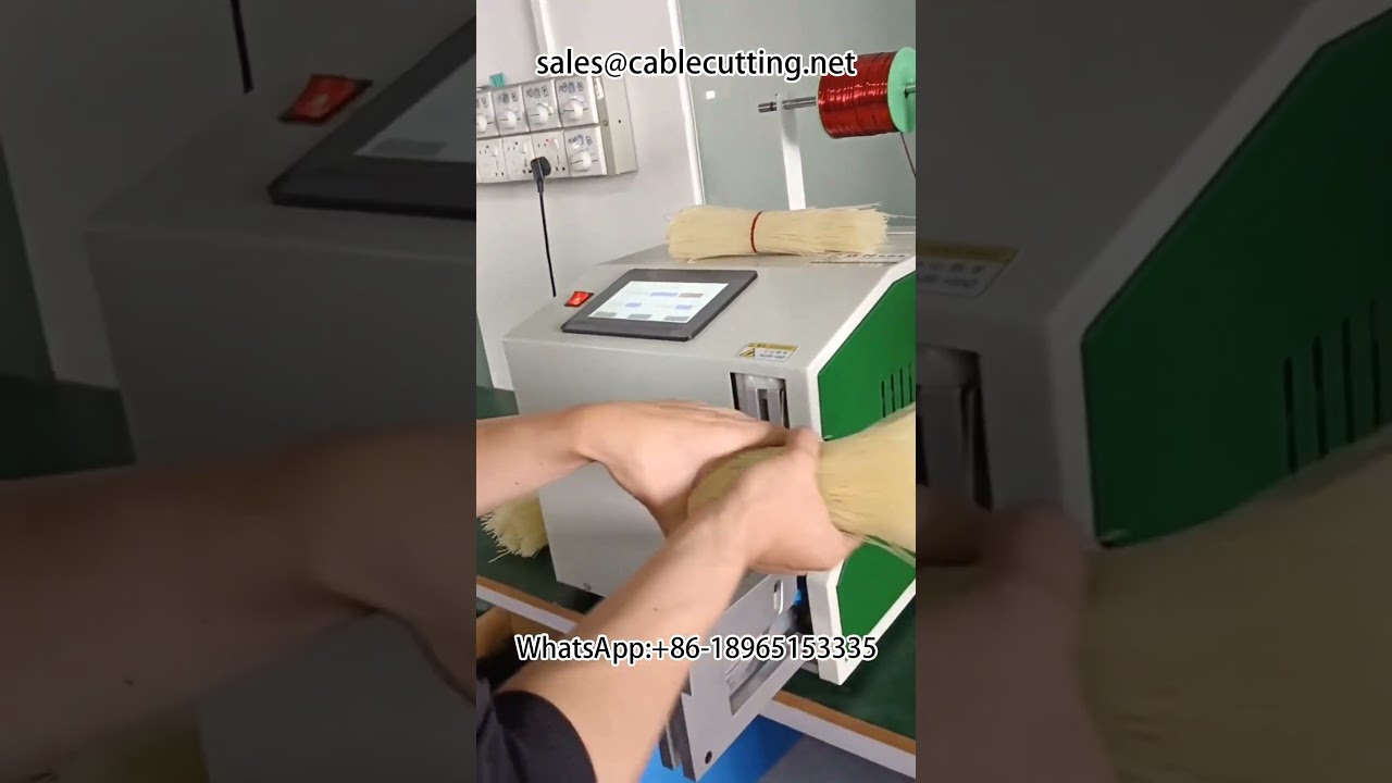 Máquina de Amarração e Atamento de Fios | Automação Industrial