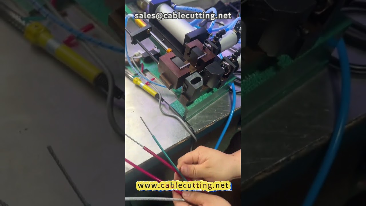 Máquina de Descascar Cabo de Aço Revestido 40 | Descascador Pneumático para Fios e Cabos
