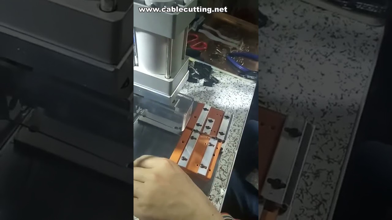 Máquina de Prensagem de Cabo Fita IDC | Prensadora Automática de Cabos
