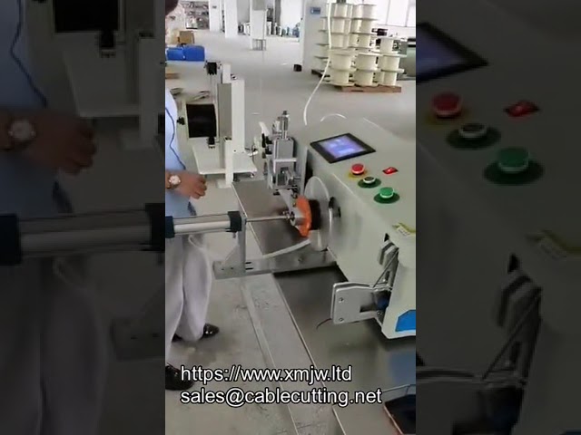 Automatic Cable Coiling Machine Power Cord Cables Winding Machines Cut And Twist Automatically Wires