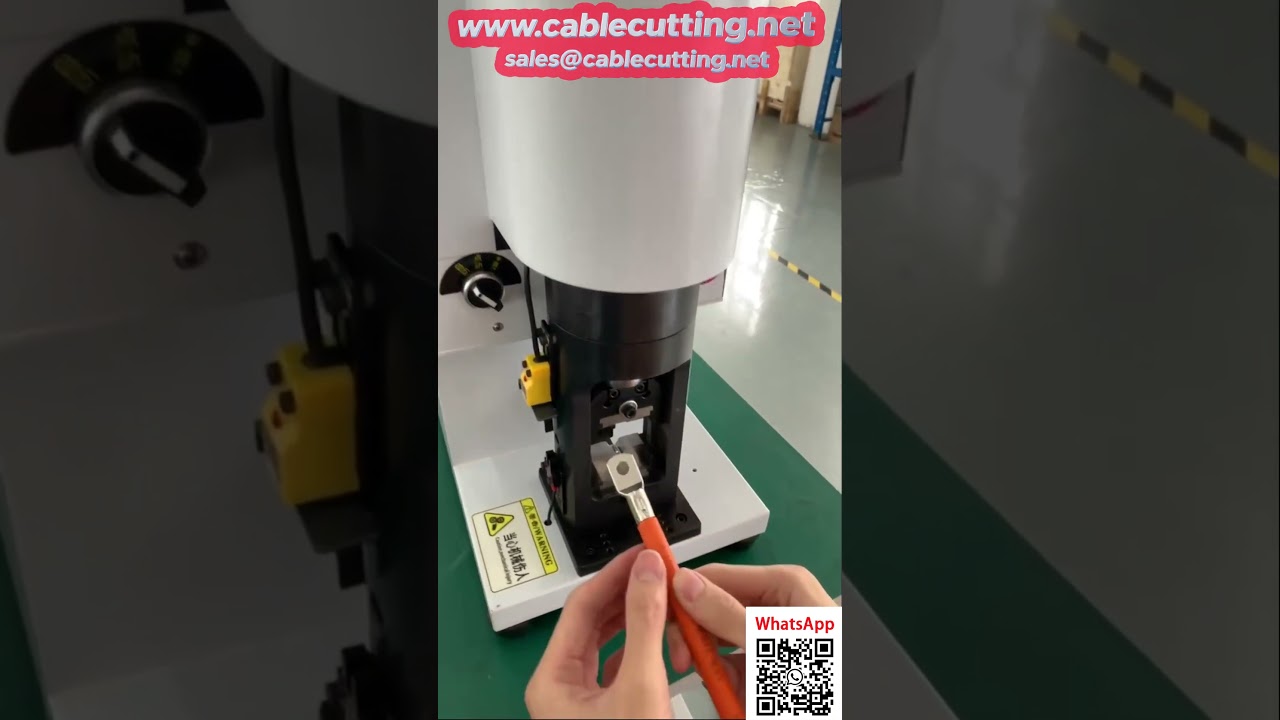 Máquina Semiautomática de Crimpagem Hidráulica para Terminais de 1 a 200 mm²