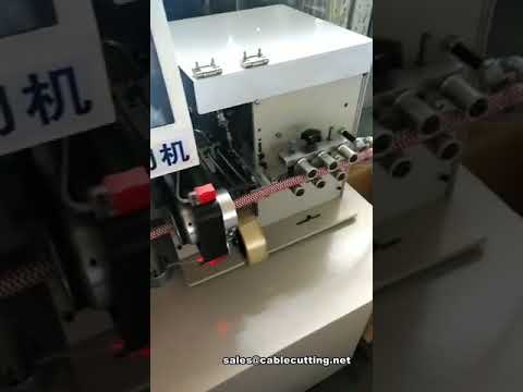 Máquina Automática de Fita para Chicotes Elétricos com Função de Corte