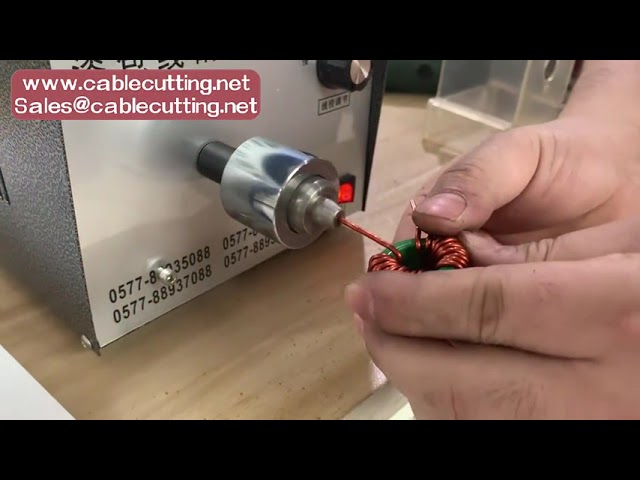 Máquina de Decapar Fio Esmaltado para Ímã e Transformador | Remoção Automática de Esmalte