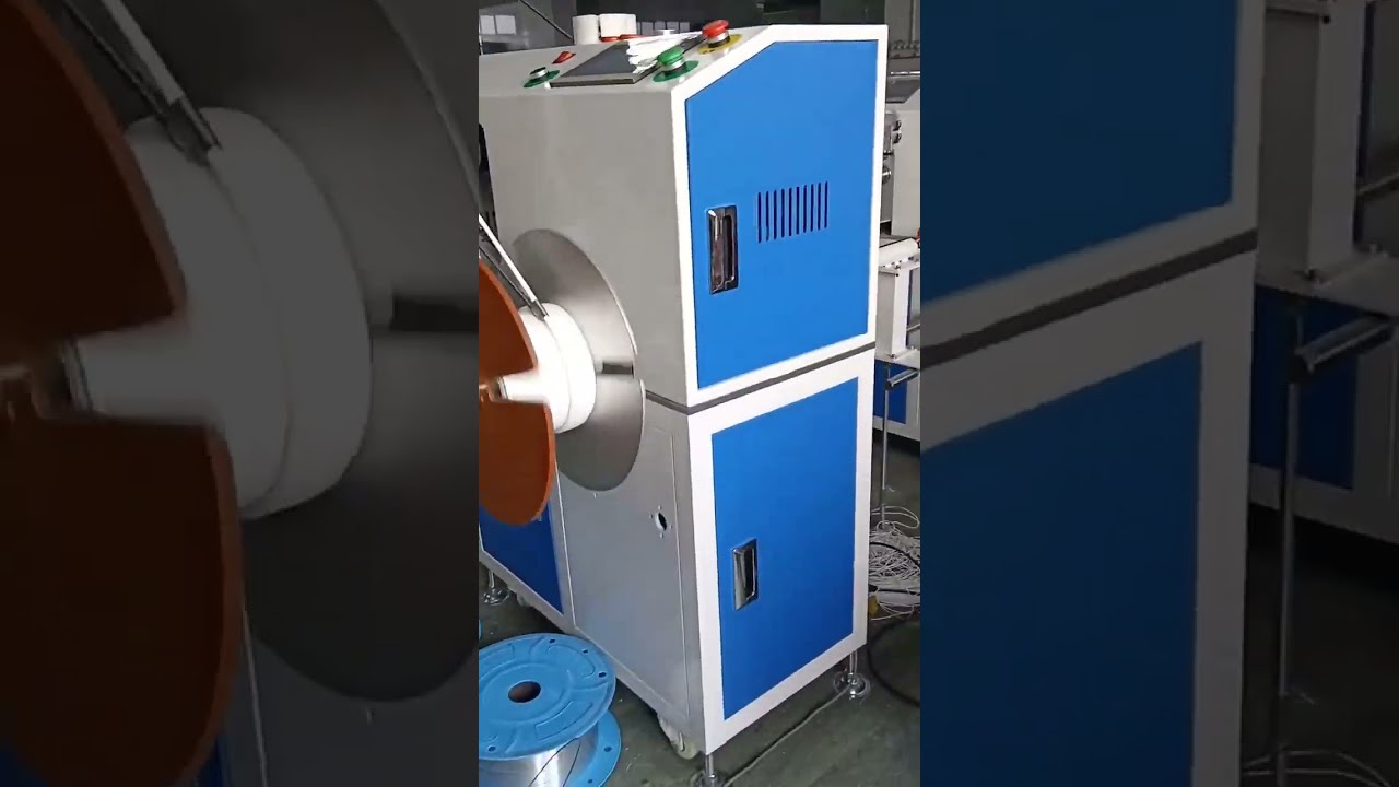 Máquina Automática de Medição, Travessia, Corte e Bobinagem de Tubos para Purificação de Água - Modelo de Piso
