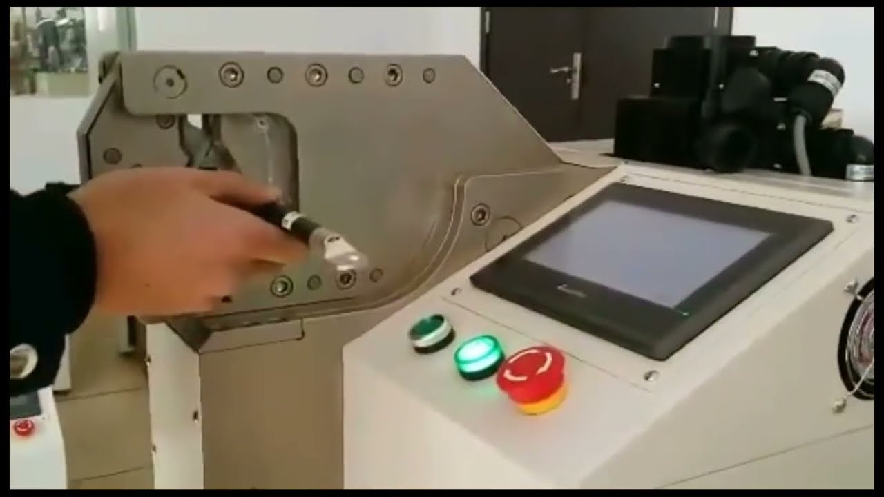 Máquina de Crimpagem de Terminais Hexagonais 20t 120mm com Servomotor para Fios Quadrados