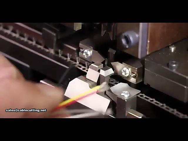 Máquina Automática de Corte e Crimpagem de Cabos – Descascamento e Crimpagem de Terminais