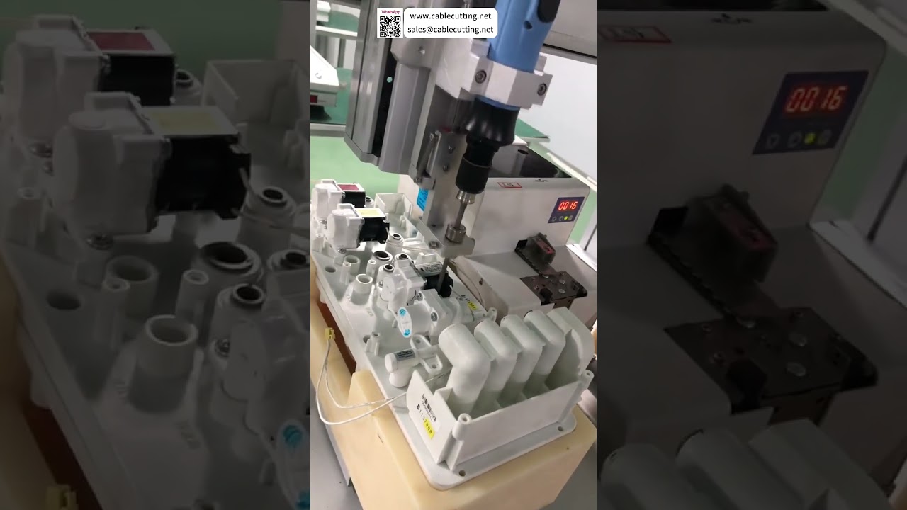 Máquina Automática de Aparafusamento para Aquecedores de Água | Automação Industrial Rápida e Eficiente