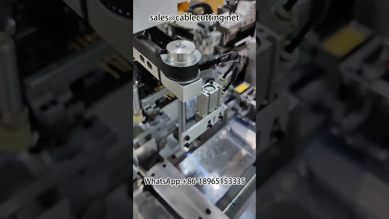 Máquina de Chicotes Automotivos: Terminal Dupla Cabeça Multifuncional com Estanhamento de Pontas