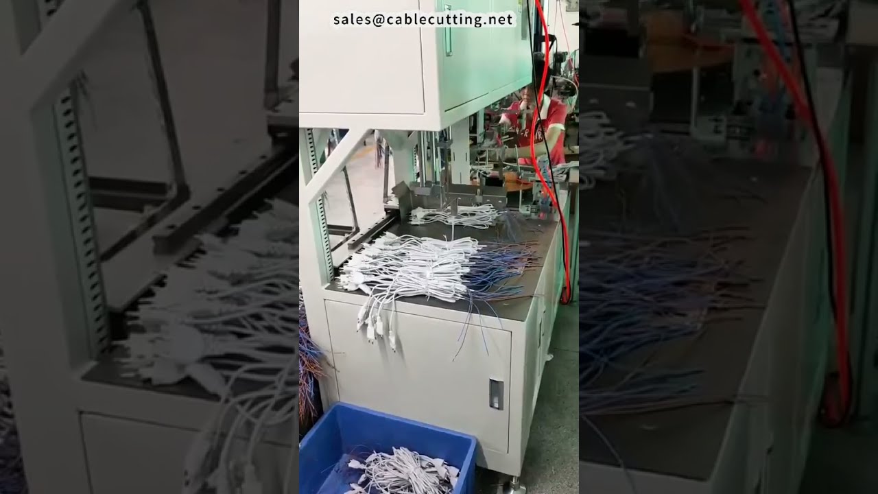 Máquina Automática de Enrolar, Amarrar e Agrupar Cabos de Força CA | Economize 2 Trabalhadores #fábrica #automação #diy