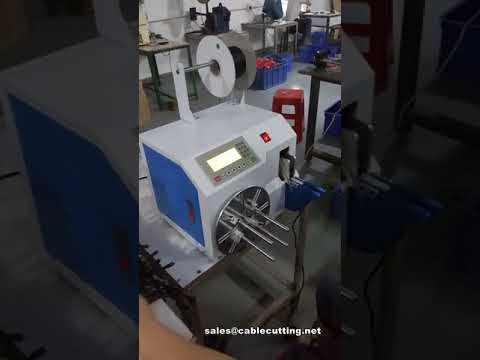 Máquina de Amarrar e Enrolar Fios de Precisão | Equipamento Automático para Embalagem Industrial
