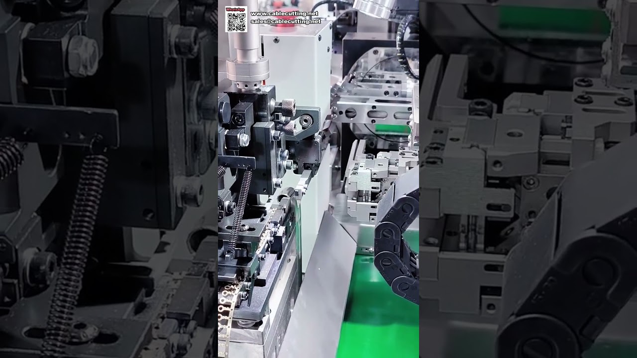 Máquina Automática de Crimpagem Dupla e Inserção de Conector Único com Alta Estabilidade