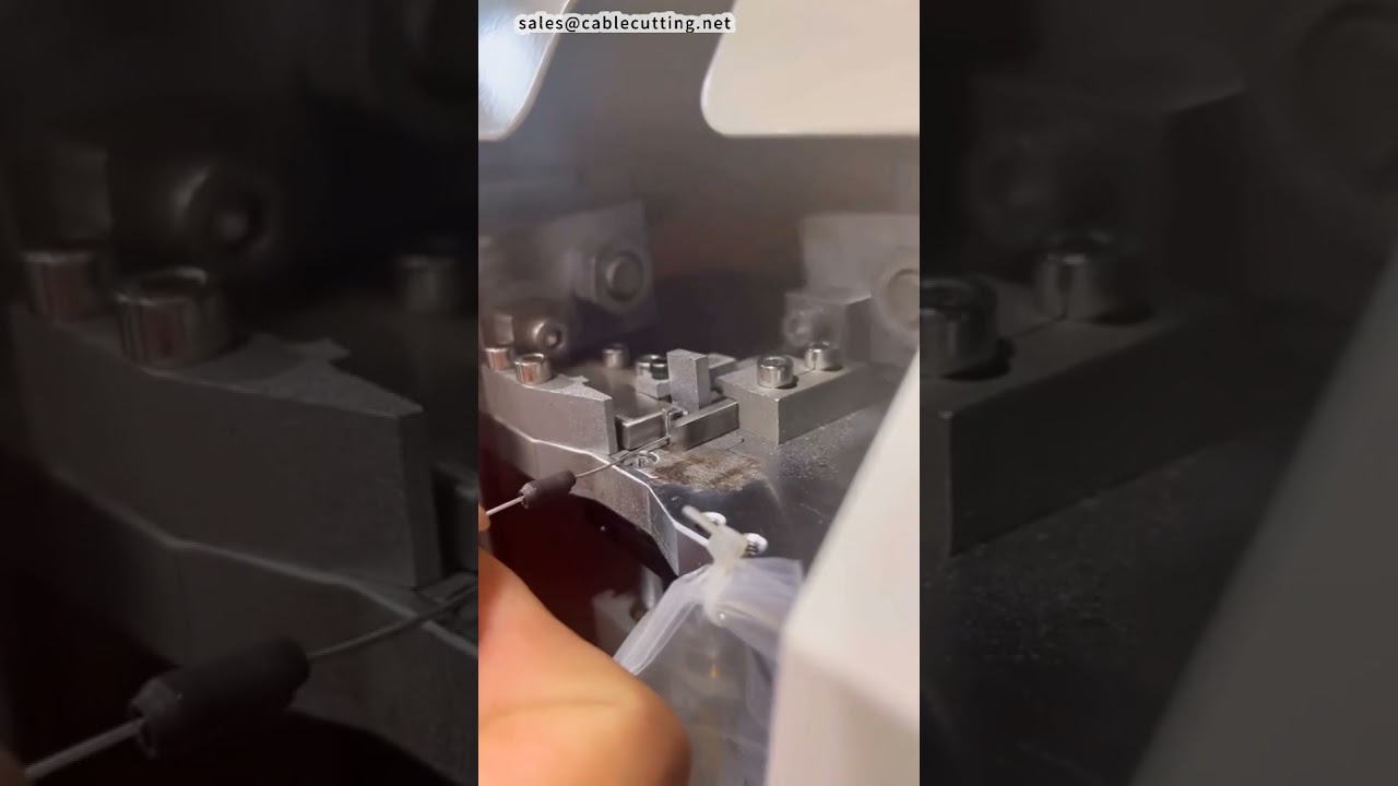 Máquina de Formação de Terminais de Resistor e Dobra de Fios #fábrica #máquina